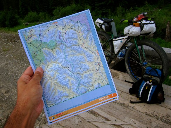 Planning the day's ride...